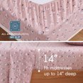 thumbnail image 5 of Regency Heights 100% Cotton Flannel Sheet Set Queen Size, 4-Piece Brushed Flannel Bed Sheets, Cute Snowman Holiday Bedding Set with Deep Pocket Fitted Sheet & Pillowcases, Gift for Christmas, 5 of 8