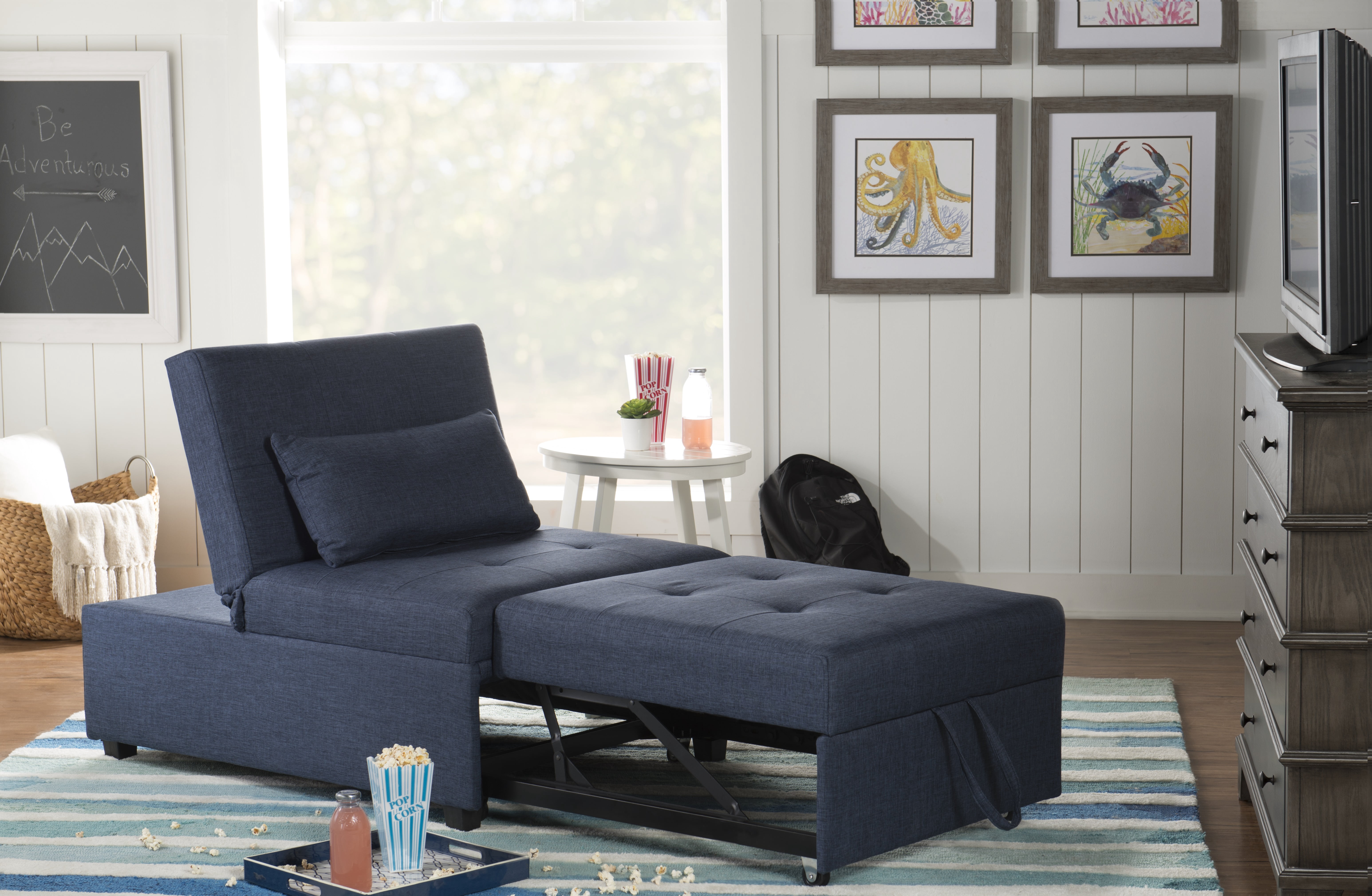 Simonson Lounge Chair, Blue