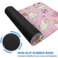 thumbnail image 6 of Long Mouse Pads for Desk,Halloween Cute Ghosts with Boo Desk Mats on Top Of Desks, Desk Mouse Pad Extra Large with 3mm Non-Slip Base and Stitched Edge for Gaming,Office,Work,Home 47.3"x23.6", 6 of 6