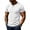 White, variant on Men's Short Sleeve Henley T-Shirt, Moisture Wicking Quick Dry Breathable Athletic Tee, Casual Button Placket Workout Top for Gym & Daily Wear Army Green