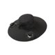 thumbnail image 3 of Sombrero de ancha para hombre y mujer, con 2 ventiladores solares, compacto, transpirable, para actividades al aire libre, ideal para pescar y negro, 3 of 8