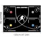 thumbnail image 2 of Alfombrillas de Gimnasio para Gimnasio en Casa Alfombrilla de Entrenamiento de Baloncesto 30-80cm Opciones, Práctica Interior Insonorizada Antideslizante, Alfombrillas de Fitness para Gimnasio en Casa, 2 of 5