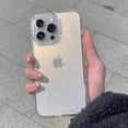 thumbnail image 4 of Funda de lujo brillante y transparente para iPhone 16 Pro Max 15 14 13 12 11 XR XS X 7 8 Plus SE, funda suave a prueba de golpes a la moda, 4 of 5