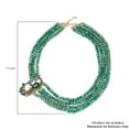 thumbnail image 5 of Green Glass Multi Color Crystal Goldtone Beaded Multi Layered Peacock Necklace for Women Jewelry for Women Size 20-22" Ct 574 Birthday Christmas Gifts, 5 of 7