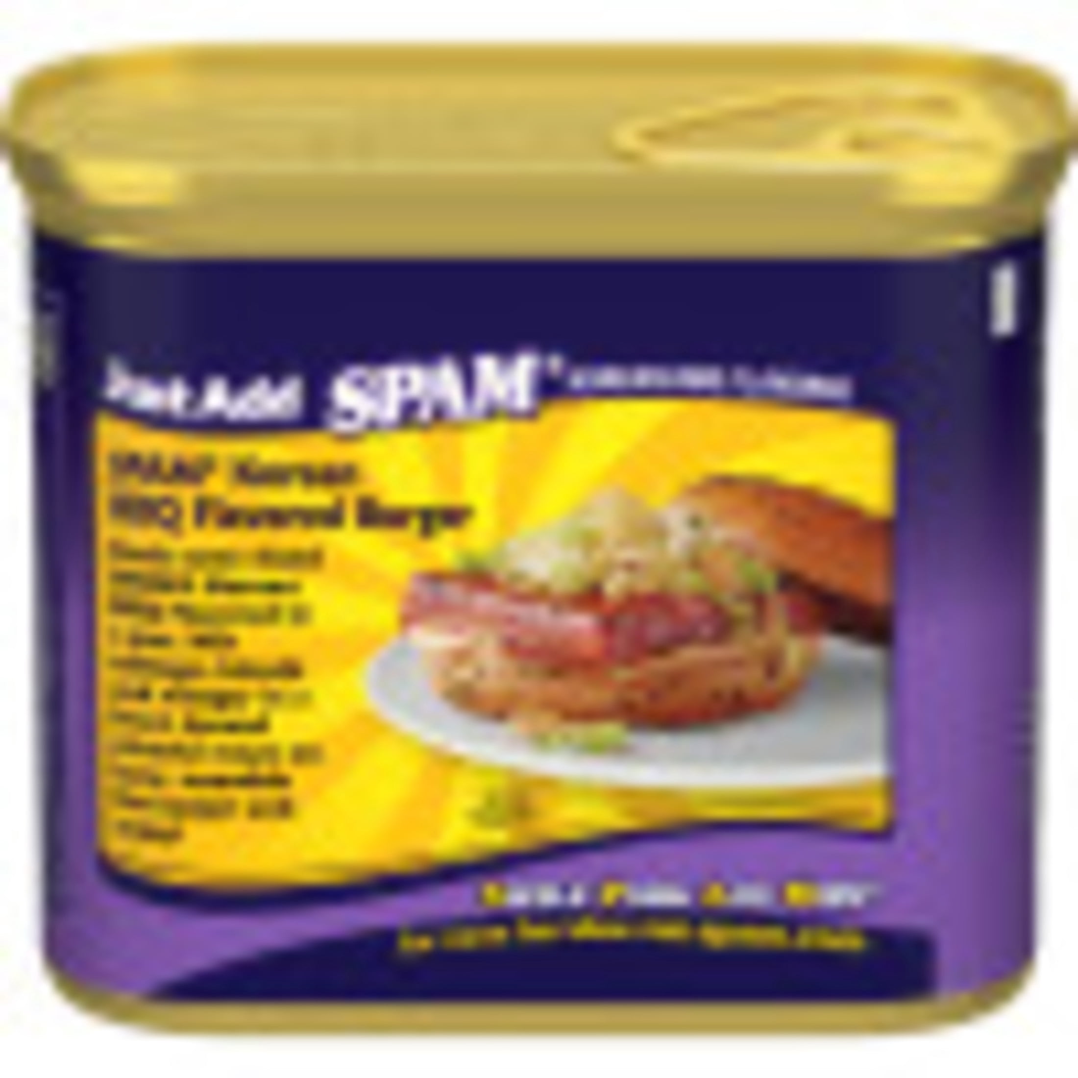 (2 pack) SPAM Korean BBQ Flavored, Shelf Stable, 12 oz Aluminum Can