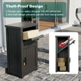 thumbnail image 5 of Package Delivery Box Outdoor with Lockable Secure Waterproof & UV-Resistant,Anti-Theft Parcel Large Double Wall Resin Outdoor Package Delivery for Porches, Patios,Curbside, 5 of 9