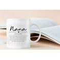 thumbnail image 2 of Nana Definition Coffee Mugs Mug, Nana Grandma Mother''s Birthday Gifts for Granddaughter Grandson,Best Grandma Nana Gifts Double Side Printed Ceramic Mug Cup 11 Ounce, 2 of 4