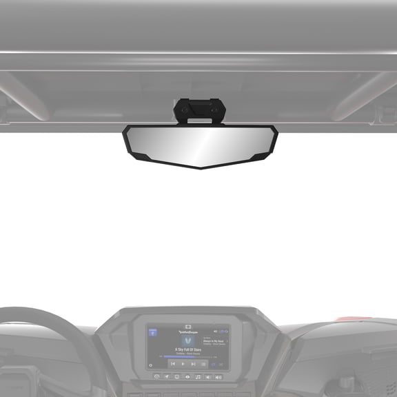 Polaris Rear View Premium Convex Mirror for RZR 2020  Models, ROPS Mounted, Easy Install, Genuine OEM Part 2883763