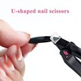 thumbnail image 3 of U-shaped Nail Clippers, Acrylic Nail Clipper False Nail Tip Scissors, 3 of 5