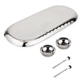 thumbnail image 5 of Full Polished Hammered Stainless Steel 4 Pcs. Cream & Sugar Set, 5 of 5