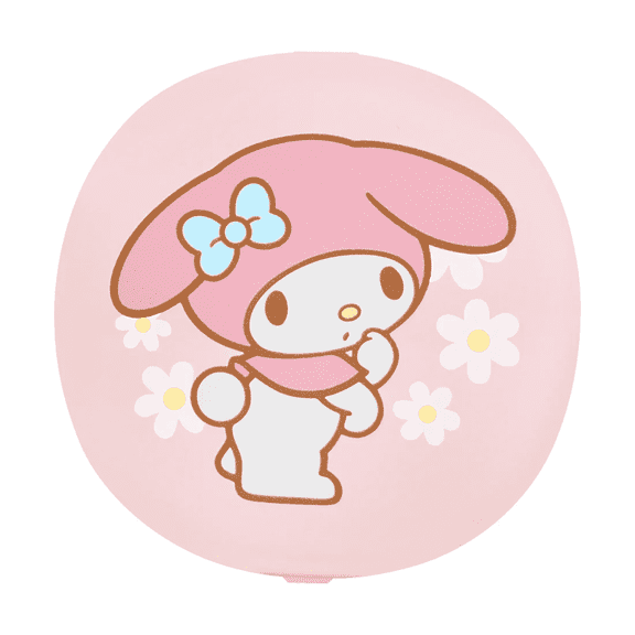 Impressions Vanity My Melody Round LED Compact Mirror with Lights, 3X Magnification and Touch Sensor