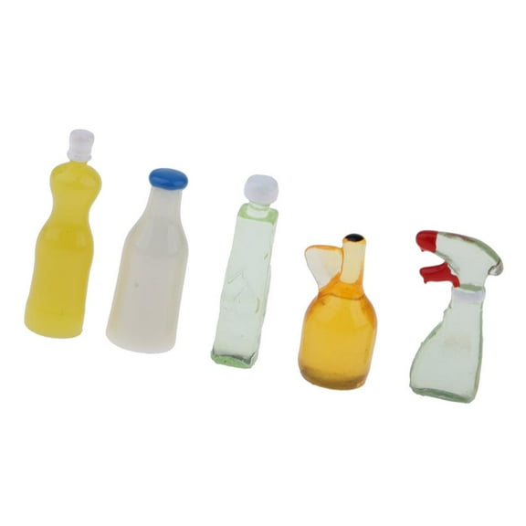 5pcs 1/12 or 1/6 Scale Dollhouse Miniatures Kitchen Set Doll House Accessories