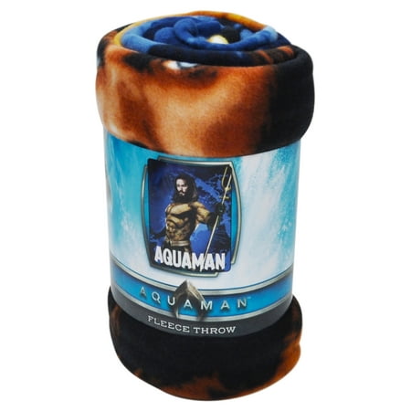 boys aquaman fleece throw