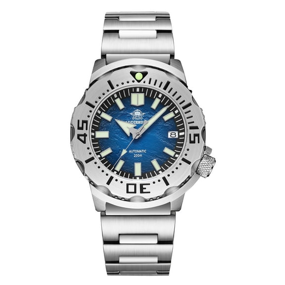 ADDIESDIVE Automatic Diver Watches for Men 200M Waterproof, Mechanical Watches Sapphire Glass & Steel Watch with BGW9 Luminous