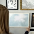 thumbnail image 4 of 13x17 Modernist White Picture Frame - UV Acrylic, Foam Board Backing, Hanging Hardware, 4 of 8