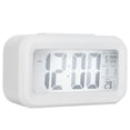 thumbnail image 2 of LCD Alarm Clock, Stylish And Concise Smart Clock, For Home Car Office Gifts White, 2 of 8