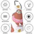 thumbnail image 5 of Kdxio Sloth with Donuts1 Apron with Pockets Adjustable Kitchen Aprons for Men Women Waterproof Aprons for Cooking,Drawing,Crafting, Baking Household Cleaning, 5 of 8