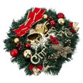 thumbnail image 1 of Chic Christmas Wreath 1Pc Ornament For Shop Window Display 30CM Red Design, 1 of 3
