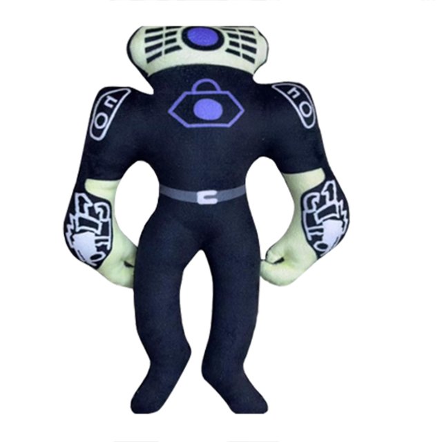 SKIBIDI TOILET Speakerman Juego de Peluche Hombre Inodoro Muñeca periférica Altavoz Hombre Juguete de Peluche Regalo para niños y Grils y Amigos Cumpleaños