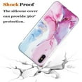 thumbnail image 4 of Dteck Case for iPhone XS Max 6.5",Fashion Marble Pattern IMD Design TPU Soft Flexible Silicone Hybrid Shockproof Slim Fit Back Case Cover,Pink Marble, 4 of 5