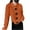 Orange, variant on Cardigan Sweaters for Women Women's Lazy Style High Collar French Retro Gentle Style Knitted Cardigan Jacket