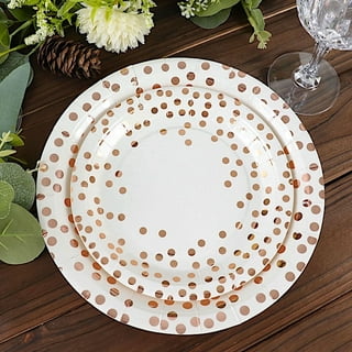 Rose Gold Party Plates