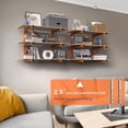 thumbnail image 4 of Lumber Rack WallMounted Lumber Storage Rack Heavy Duty Wood Storage Racks with Level System Lb Durable Garage Wood Organizer Orange Lumber Metal Racks for Indoor and Outdoor (, 4 of 7
