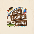 thumbnail image 4 of Inktastic Gone Fishing with My Grandpa Boys or Girls Baby T-Shirt, 4 of 5