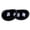 Black, variant on Xinyolin 2Pcs Women Self-adhesive Invisible Bra Pad Underwear Breast Enhancer Nipper Cover
