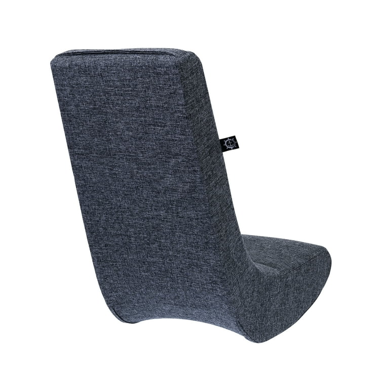 The Crew Furniture Classic Video Rocker Floor Gaming Chair Polyester Linen Gray Walmart