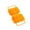 Orange #3590, variant on Ganfancp Portable 6 Eggs Plastic Container Folding Storage Box Handle Case Flash Deals