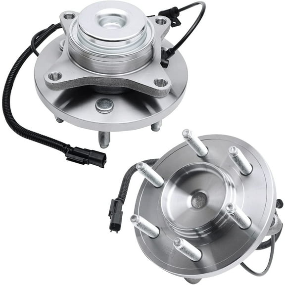 Detroit Axle - 2 Front Wheel Bearing Hub for 2WD 6 Lug 2011-2014 Ford F-150 Expedition Lincoln Navigator 2012 2013 Replacement Wheel Bearing Hubs Assembly Set