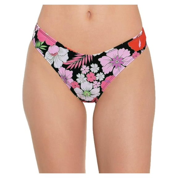 Salt   Cove Womens Floral Print Hipster Swim Bottom Separates