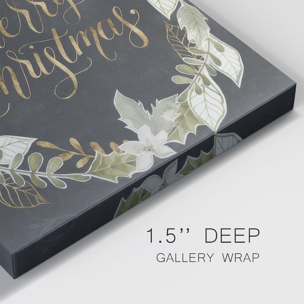 Gilded Christmas I- Gallery Wrapped Canvas
