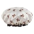thumbnail image 2 of Gorro de ducha para mujeres y hombres, regalo, accesorio multiusos para hoteles, salones de belleza y uso doméstico. Blanco, 2 of 10