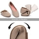 thumbnail image 5 of Zapatos planos casuales Frank Mully para mujer, punta cuadrada, punto nude, 5 of 8