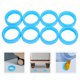 thumbnail image 2 of 8 fundas protectoras de silicona para ruedas de equipaje de repuesto, 2 of 7