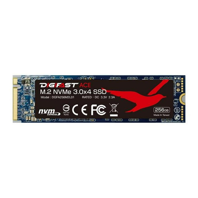 Digifast DGFA256M2L01 ACE 256 GB Gen3x4 PCIe M.2 2280 NVMe Disque SSD