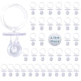 thumbnail image 1 of Chupetes Acrílicos XINHUIDALSQ Transparentes para Juego de Baby Shower 36 Piezas, 1 of 6
