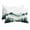 Forest Green Dark Green White, variant on Chaise Lounge Headrest Pillow 2 Pack, Purple Foggy Forest Waterproof Chair Pillows with Insert & Adjustable Elastic Strap for Beach Pool, Country Mountain Birds Pine Trees Outdoor Patio Pillow