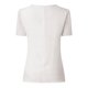 thumbnail image 5 of Moda mujer casual manga corta cuello redondo sólido tops encaje patchwork blusa Pompotops  hkajfhjk465150, 5 of 5