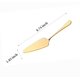 thumbnail image 2 of Servidor para tartas de acero inoxidable, espátula triangular para tartas, espátula para pizza, espátula para queso, cuchillo de acero para tartas, oro rosa, 2 of 5