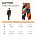 thumbnail image 4 of KLL Womens Abstract Fabric Color Waves Print Pajama Pants Soft Pajama Bottoms for Women Cozy Lounge Pants-XX-Large, 4 of 7