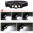 thumbnail image 1 of Linterna de cabeza magnética resistente al agua luz de inducción de Ehuebsd mano para Camping pesca deporte al aire libre, 1 of 9