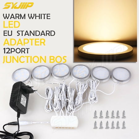 6x DC 12V LED Einbaustrahler Deckenlampe für Caravan Wohnmobil Boot 9LED 5050