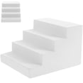 thumbnail image 1 of OUNONA Artistic Design Mini Ladder Prop Gypsum White Home Decor 1Set, 1 of 8