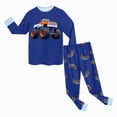 thumbnail image 6 of CAUYDY 2T 3T 4T 5T Little Kids Boy Photoshoot Outfits Baby Pajamas Fall Winter Long Sleeve Shirt and Pants 2Pcs Cute Set Toddler Sleepers for Boys Sizes 4-5 Years,Blue, 6 of 6