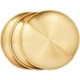 thumbnail image 6 of 40PCS Stainless Steel Dinner Plates 8Inch Serving Tray Metal Platter Dishwasher Safe Dinner Plates Round Dinner Dishes Decorative Storage Tray for Outdoor Camping Picnic, 6 of 9