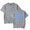 Gray, variant on Milo J Al Borde Tshirt  Men Women Crewneck Hip Hop Short Sleeve Fashion Pullover