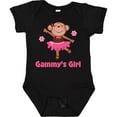 thumbnail image 3 of Inktastic Gammy's Girl Monkey Girls Baby Bodysuit, 3 of 5